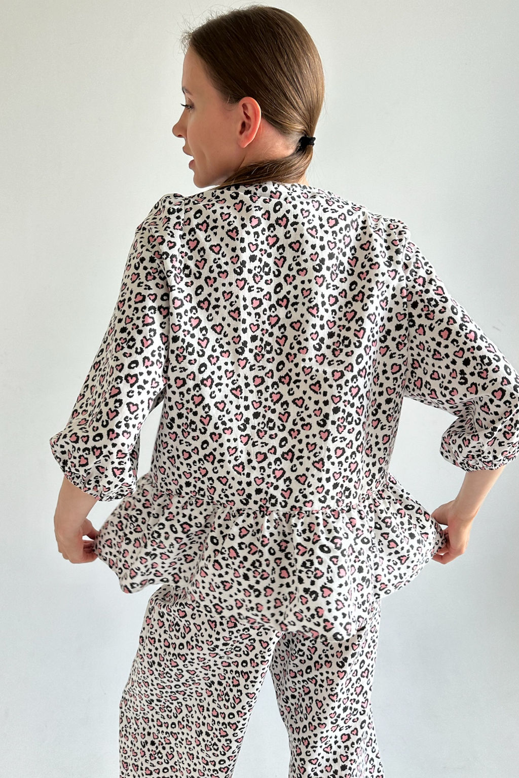 Костюм женский SET070/07/Белый, розовый - M&G all natural фото 7