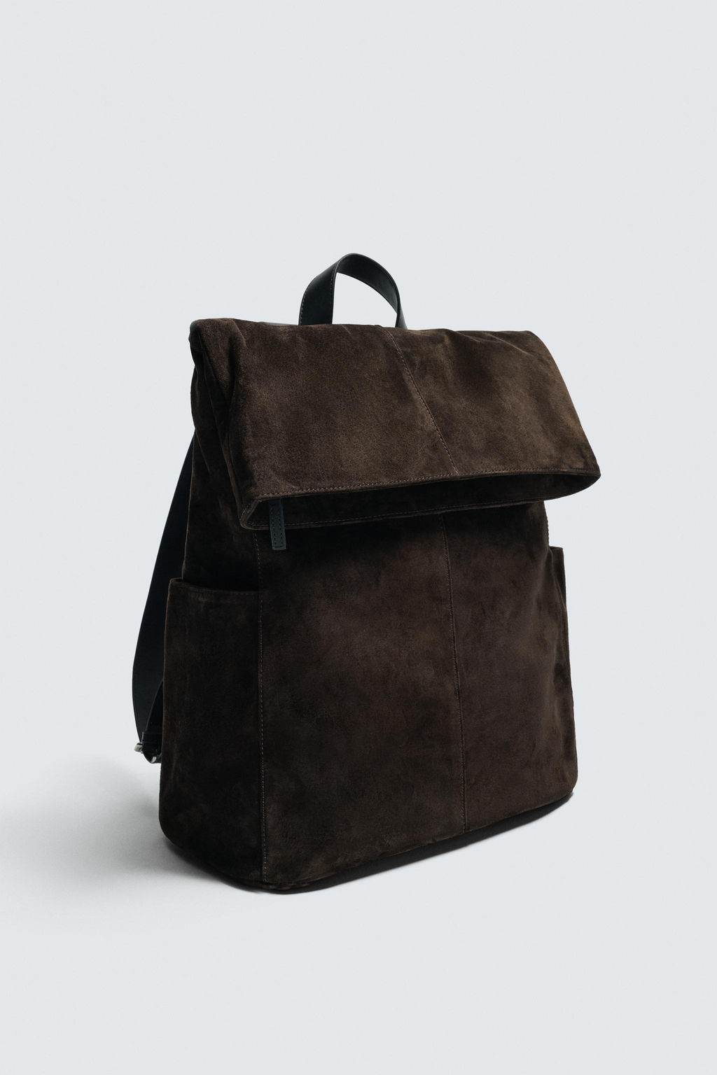 MOCHILA PIEL SOLAPA / Marr?n - Zara фото 6