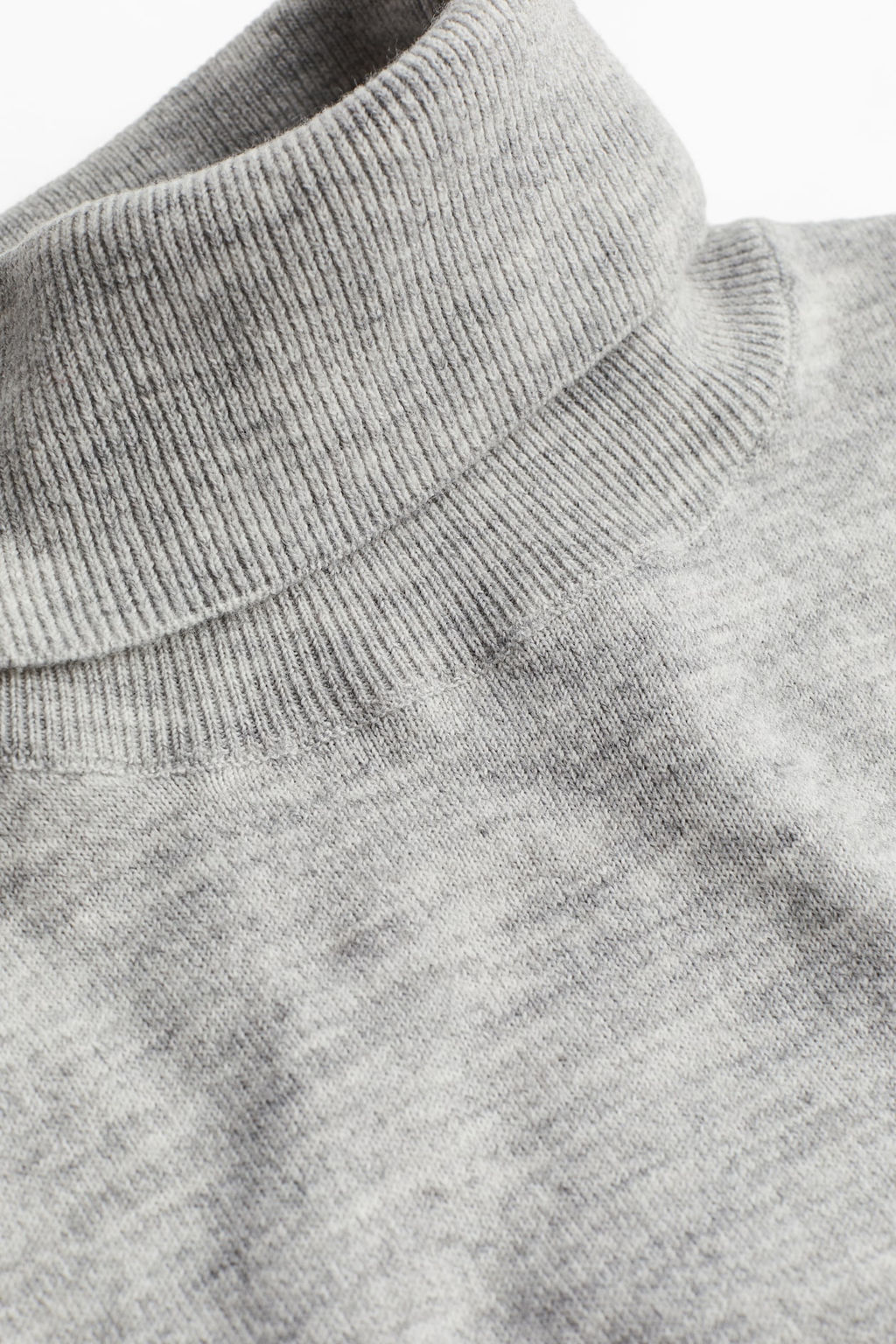 Jersey de cuello alto en punto fino - H&m фото 6