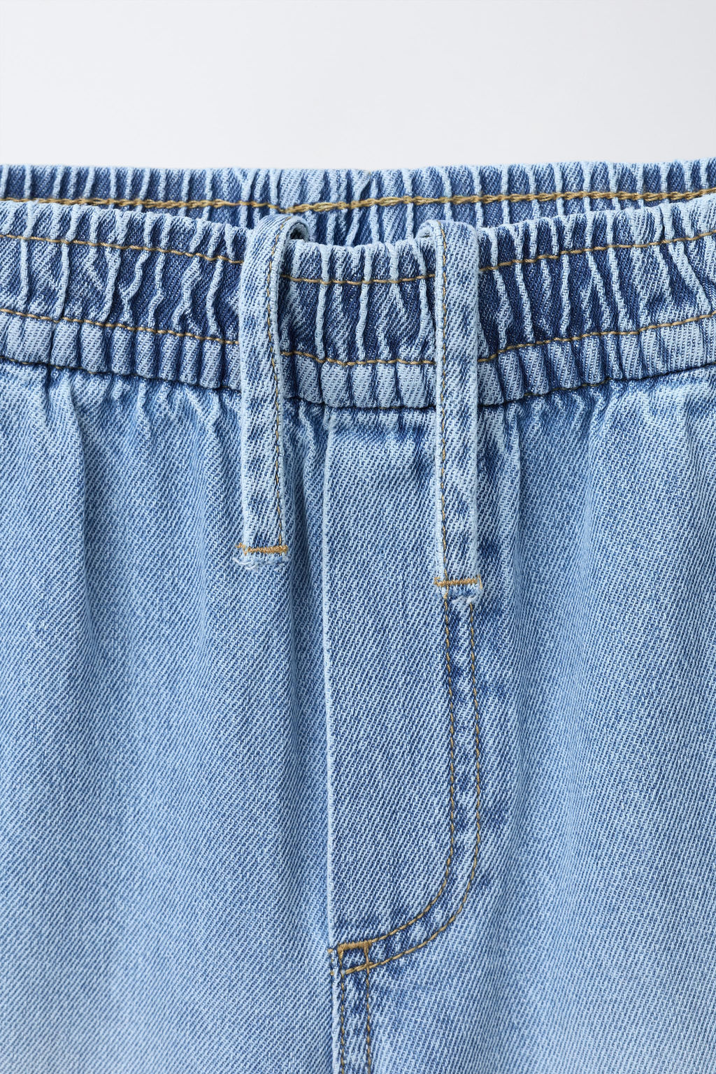 BERMUDA DENIM BAGGY CARPENTER / Azul - Zara фото 3