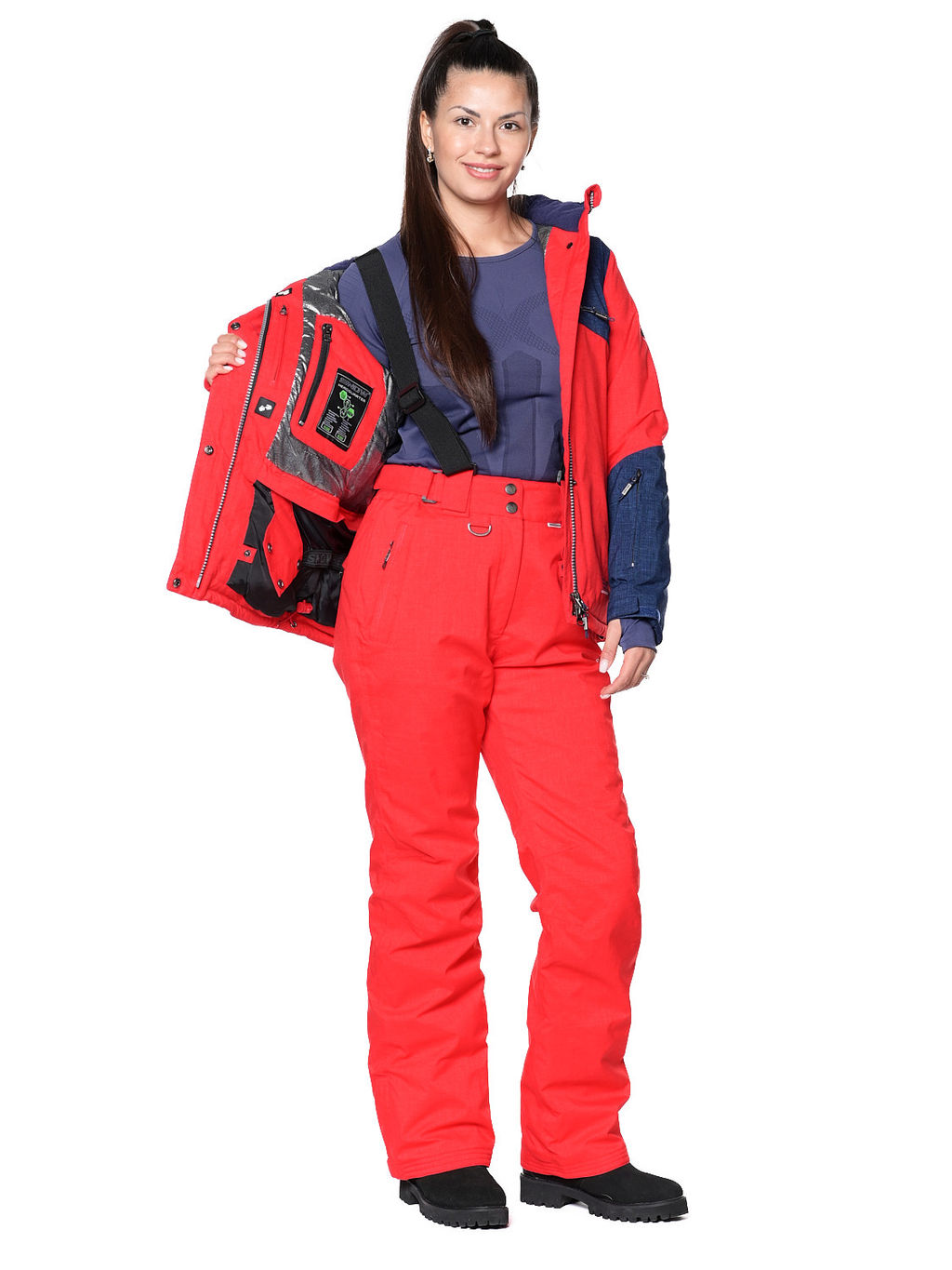 Костюм B-8723 Красный