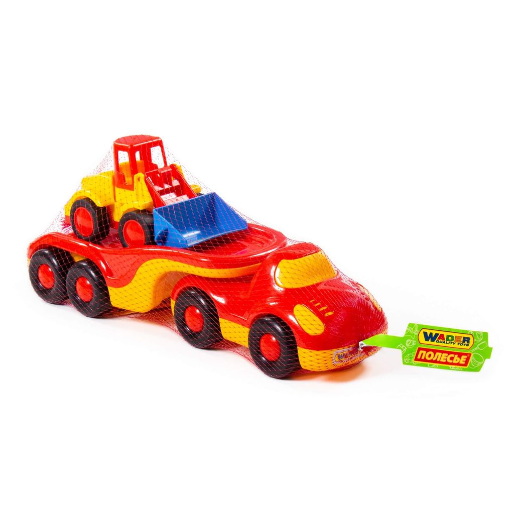 Дружок, автомобиль-трейлер + Базик, погрузчик - Полесье фото 5