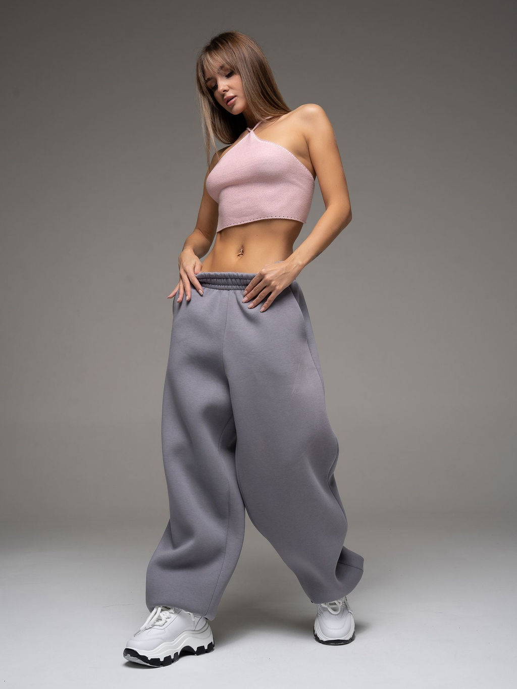 Брюки с начёсом