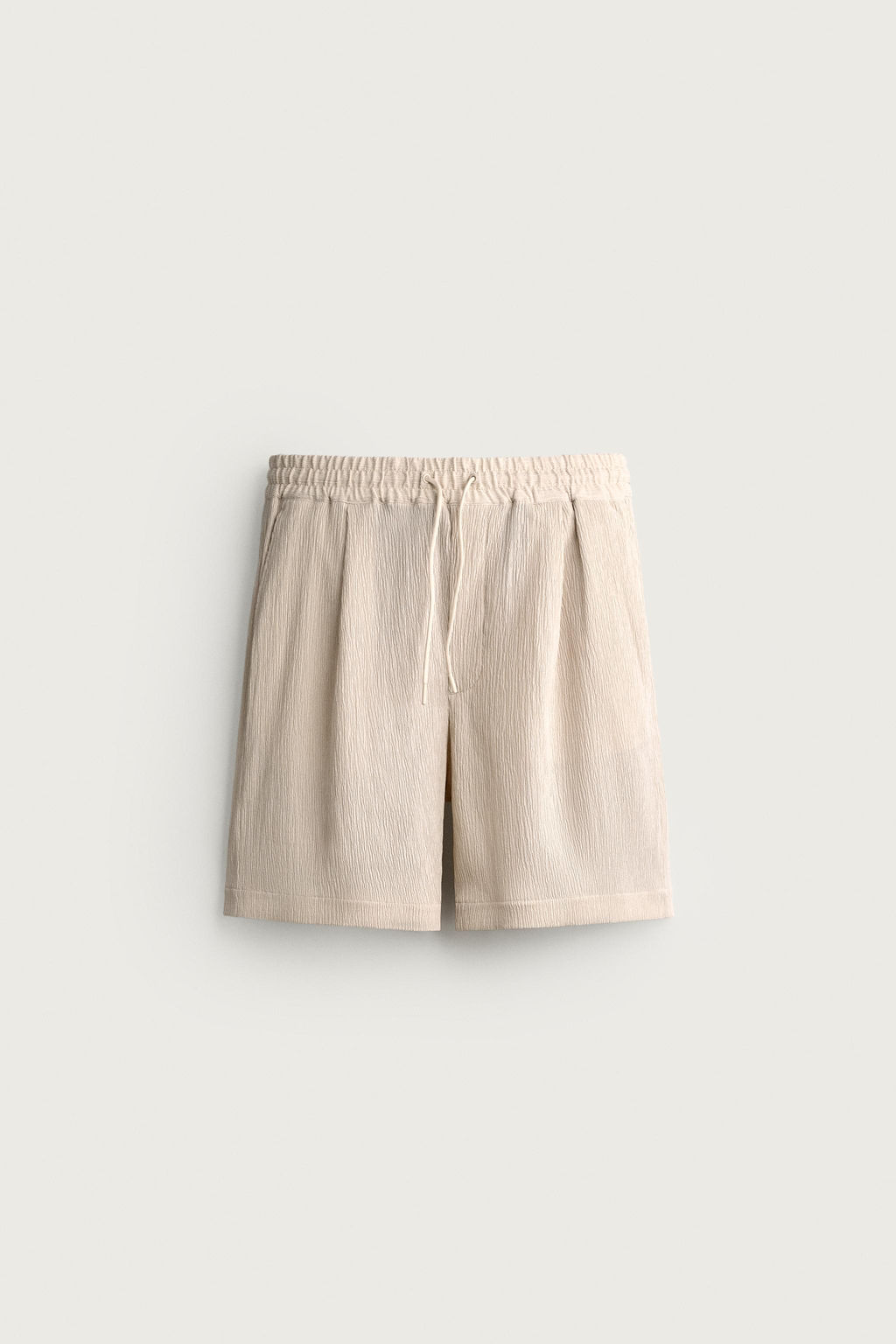 BERMUDA RELAXED FIT RELIEVE / Beige vigor? - Zara фото 5