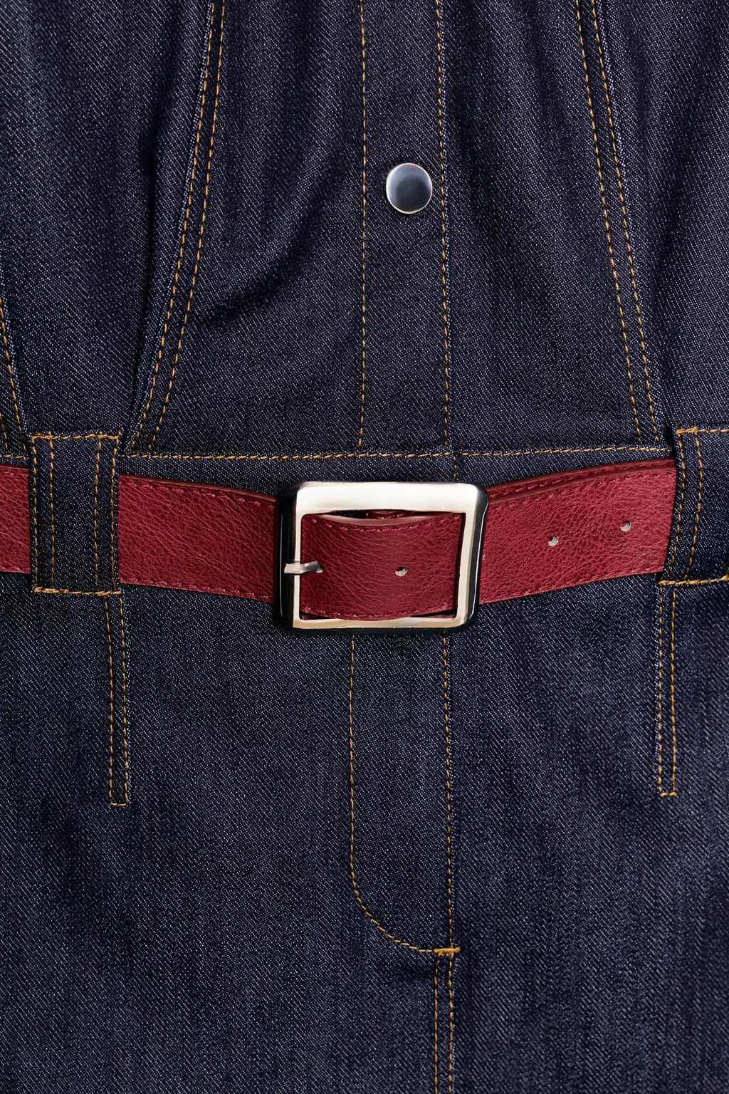 Z1975 SHORT DENIM DRESS WITH BELT - Zara фото 9