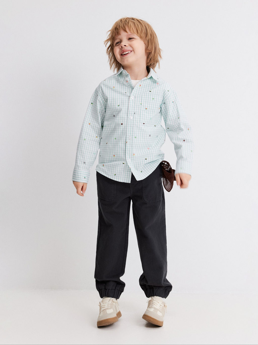 ACOOLA / Брюки детские для мальчиков Corbe темно-серый  фото 4