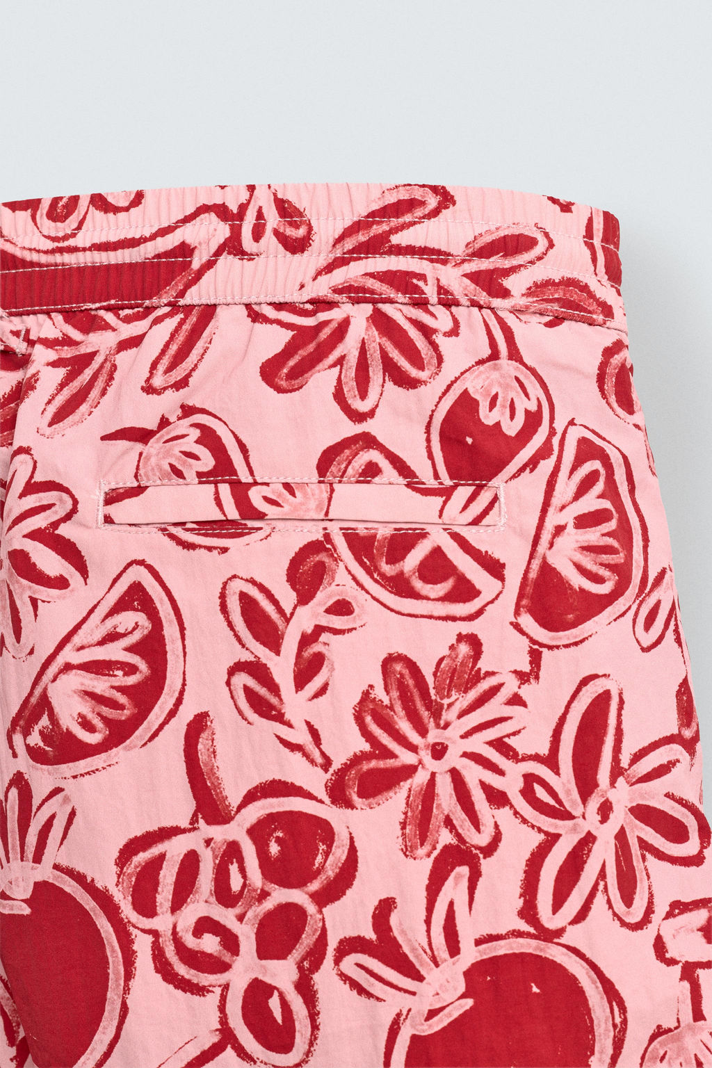 MID-LENGTH FRUIT PRINT SWIMMING TRUNKS - Zara фото 10