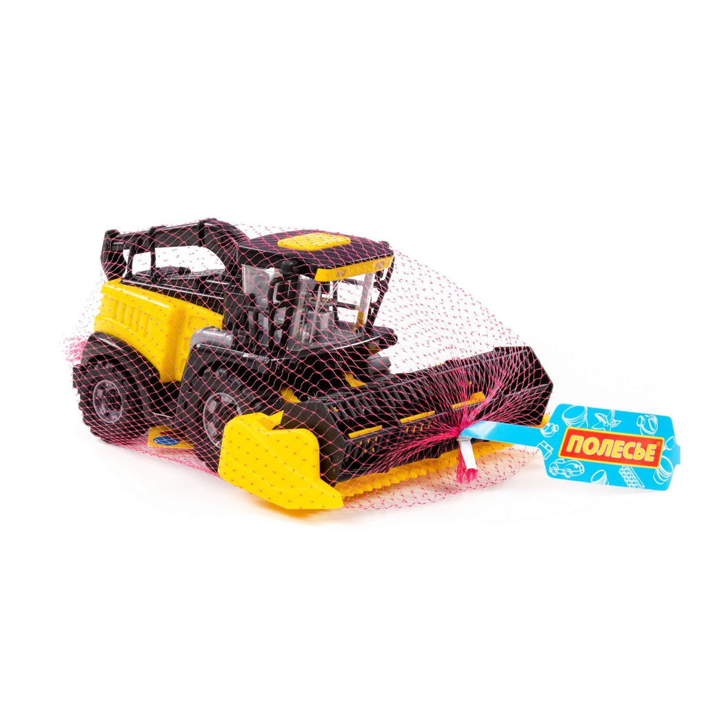 Комбайн Полесье №1 инерционный (жёлтый) (в сеточке)  фото 6