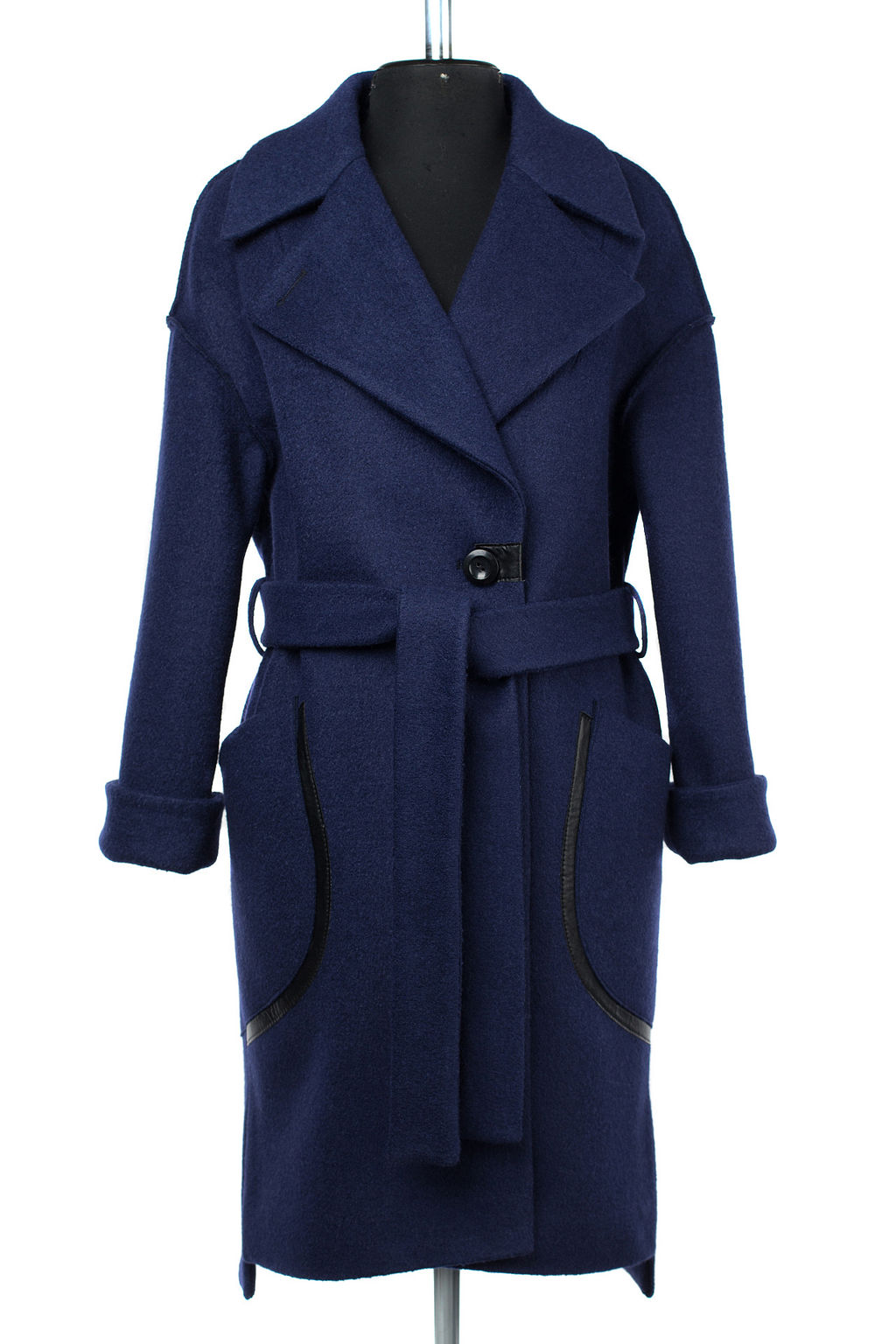 01-09406 Пальто женское демисезонное (пояс) - El podio фото 7