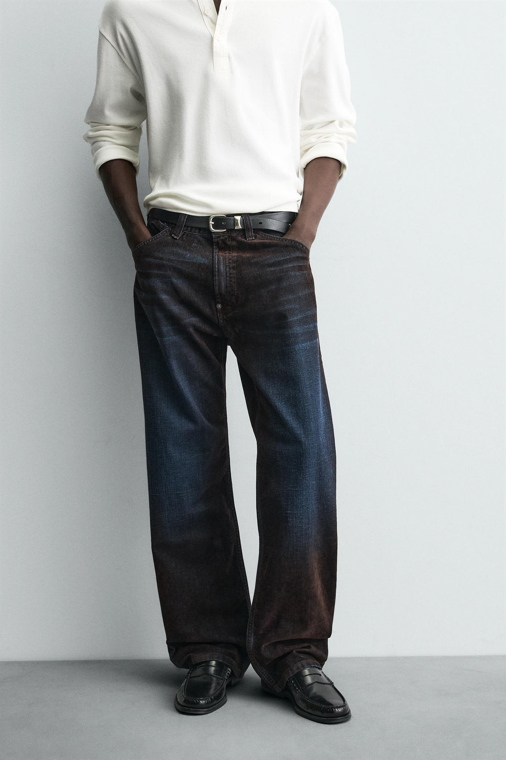 BAGGY FIT JEANS WITH VISCOSE - Zara фото 2