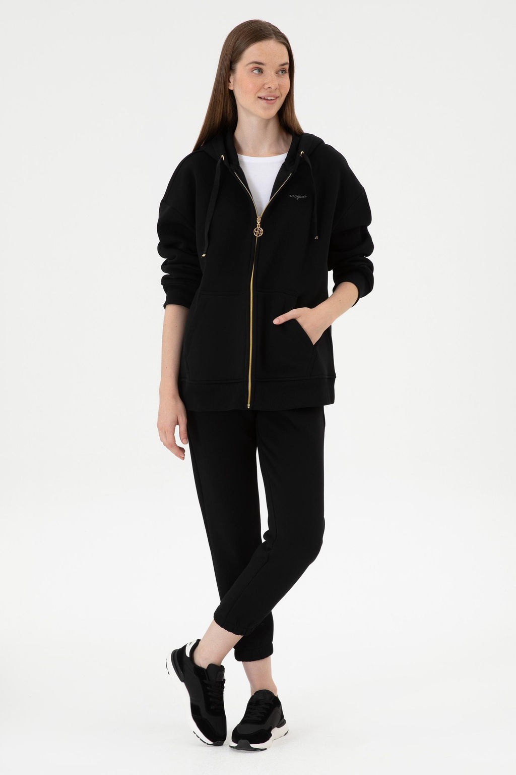 Kad_n Siyah Sweatshirt Sepette S_rpriz _ndirim - U.s. polo assn фото 4
