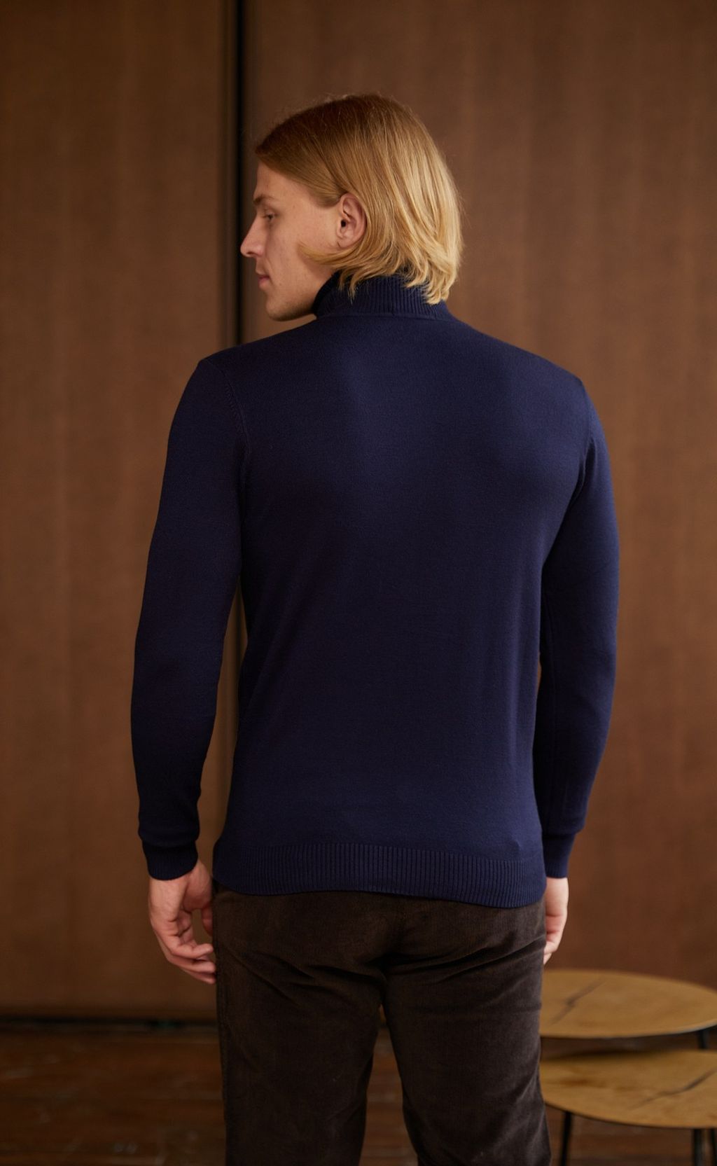 Водолазка F121-01-868 navy - Fine joyce фото 3