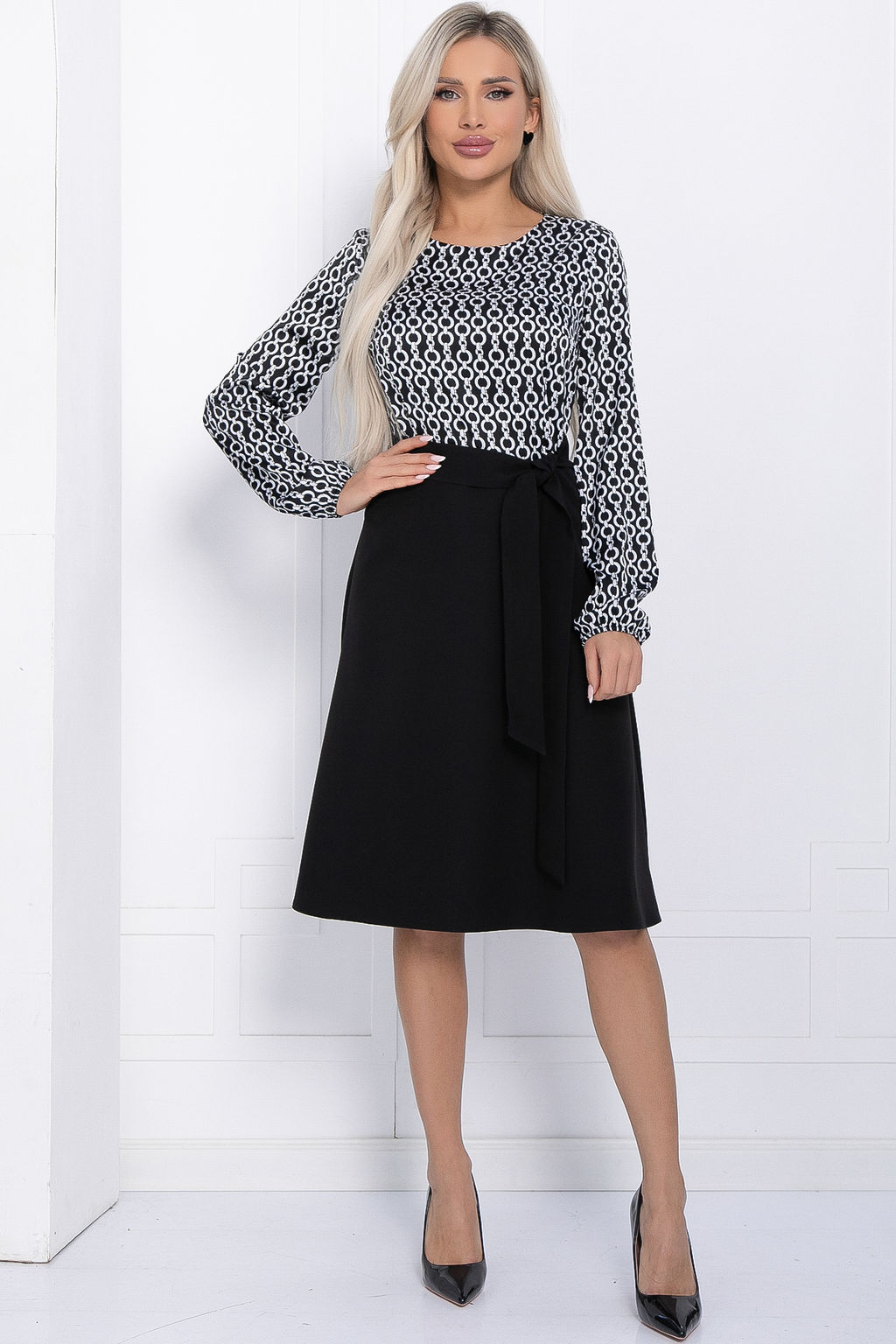 Платье Наира (черное) П12286-30 - Lt collection фото 4