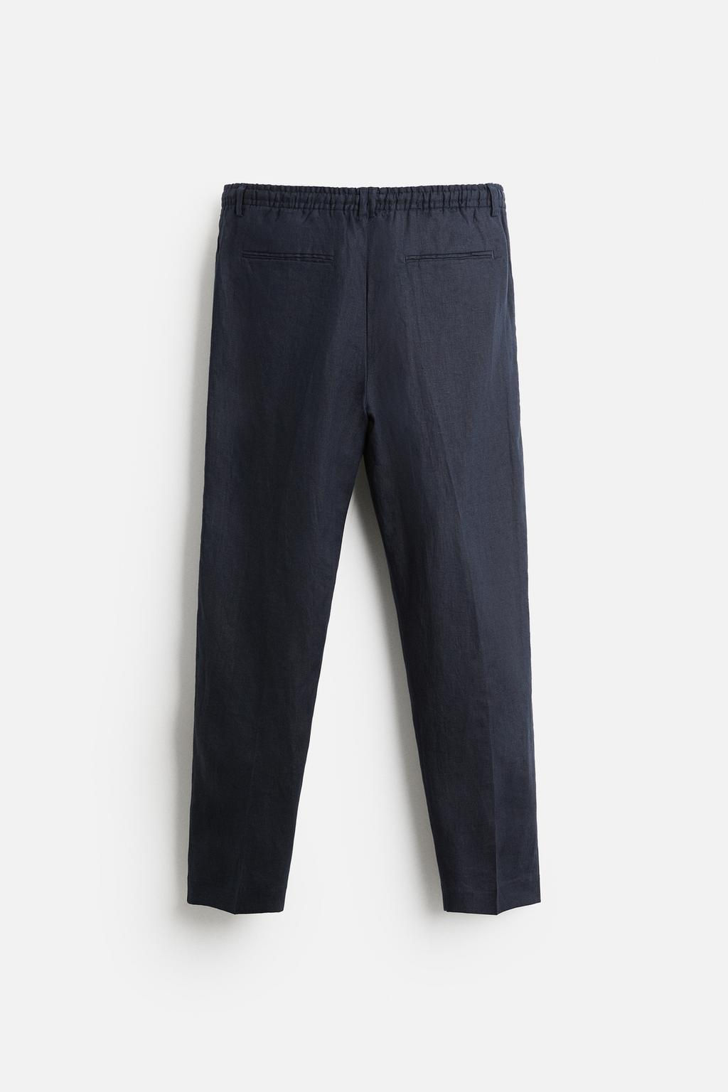 ZARA %100 KETEN PANTOLON  фото 15