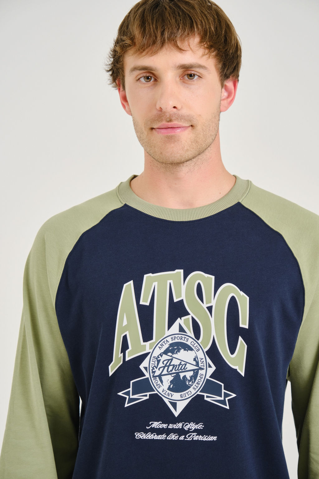 Лонгслив Темно-синий - Anta фото 4