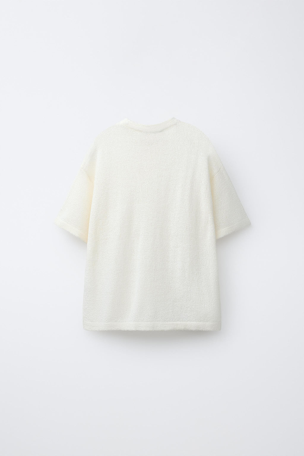 CAMISETA PUNTO R?STICA / Crudo medio - Zara фото 2