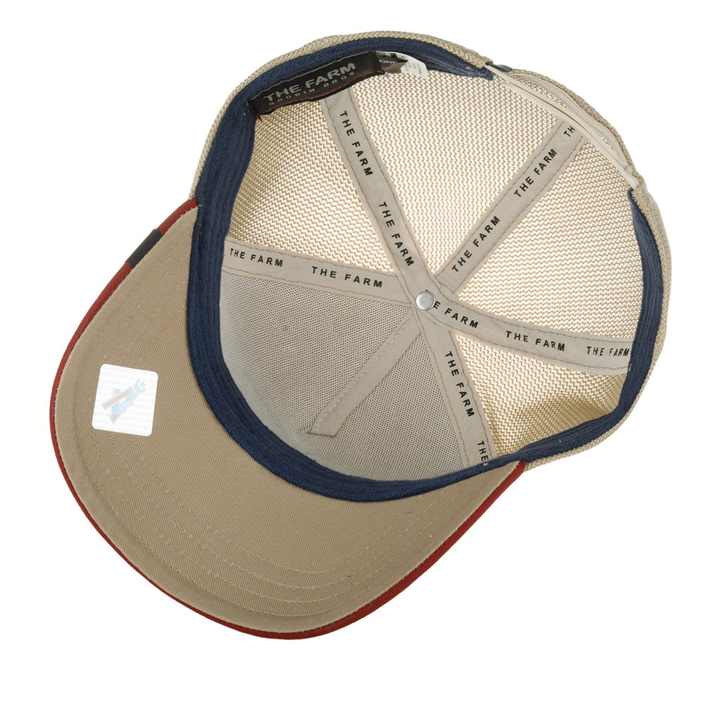 Бейсболка GOORIN BROTHERS арт. 101-1341 (бордовый / бежевый)