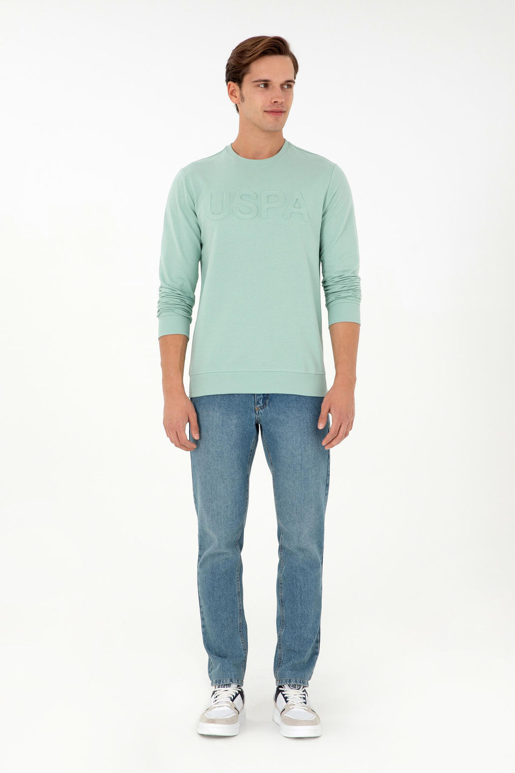 Мужская базовая толстовка зеленого цвета Неожиданная скидка в корзине - U.s. polo assn фото 4