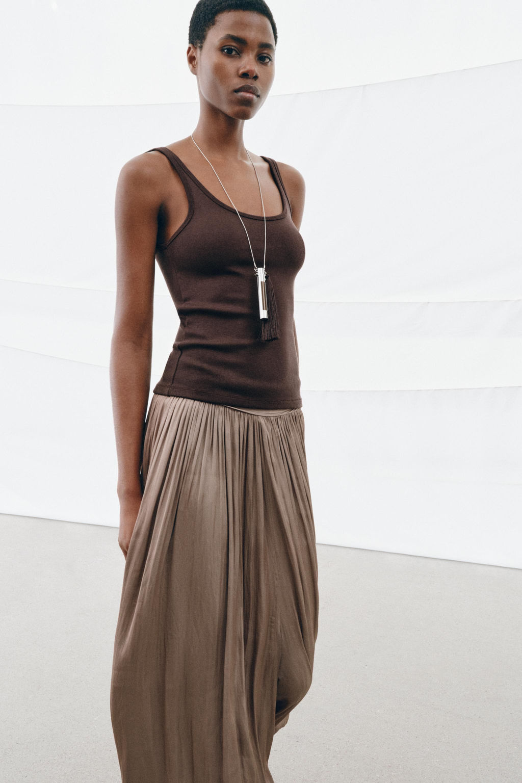 CAMISETA TIRANTES / Marr?n - Zara фото 4