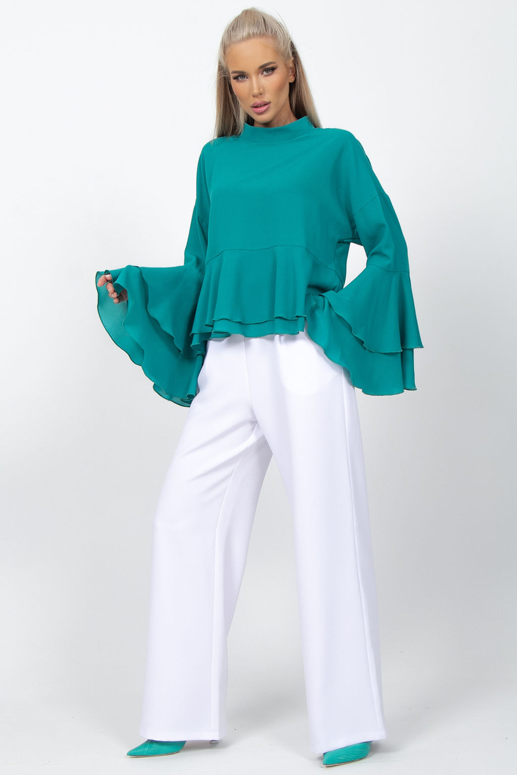 Туника Бабочка (бирюзовый)