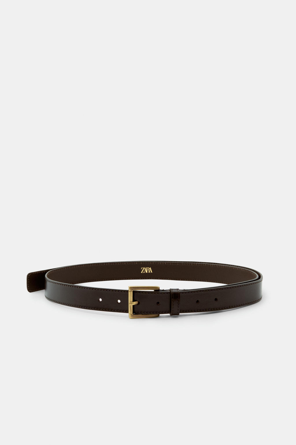 EXTRA LONG 100% LEATHER BELT - Zara фото 2