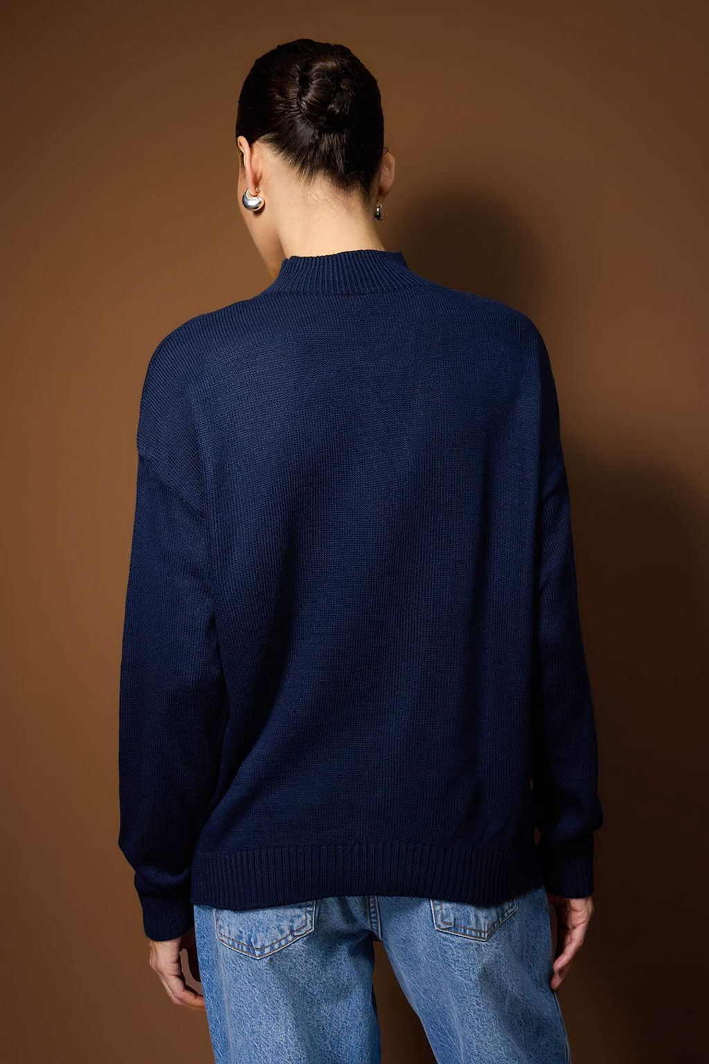 Siyah-Ekru Basic Ikili Paket Triko Kazak TWOAW26KZ00232 - Trendyolmilla фото 11