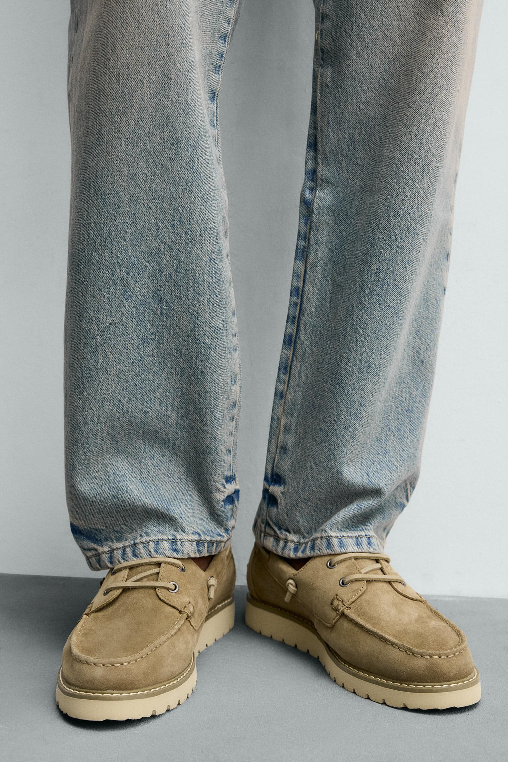 ZAPATO N?UTICO PIEL / Beige - Zara фото 3