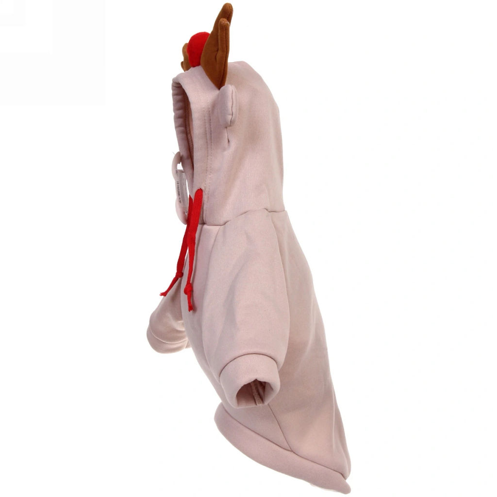 Кофта-толстовка для собаки "Wonderful style-Олень Рудольф" с капюшоном, размер XL (56*40см) Ultramarine