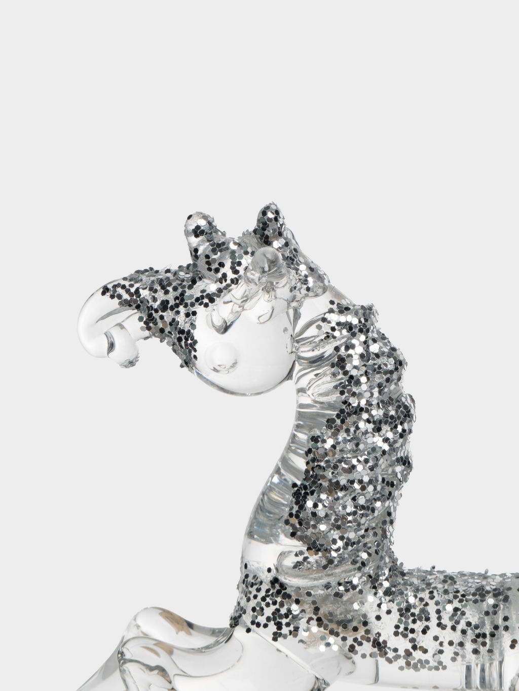 Статуэтка, 10х7 см, стекло, серебристая, Лошадка, Horse - Anna lafarg фото 3