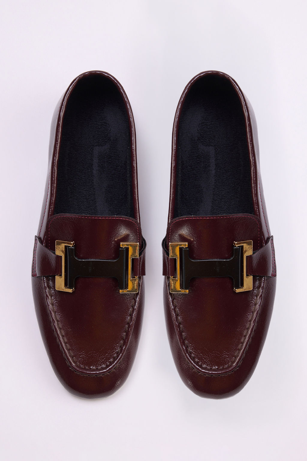 Bordo Toka Detayl? Kad?n Loafer TAKSS26LA00009