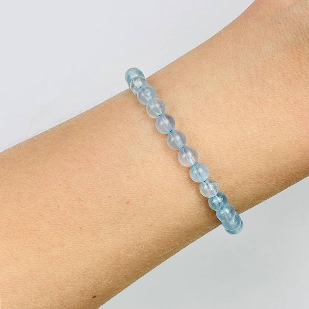Браслет из Аквамарина 16 см +