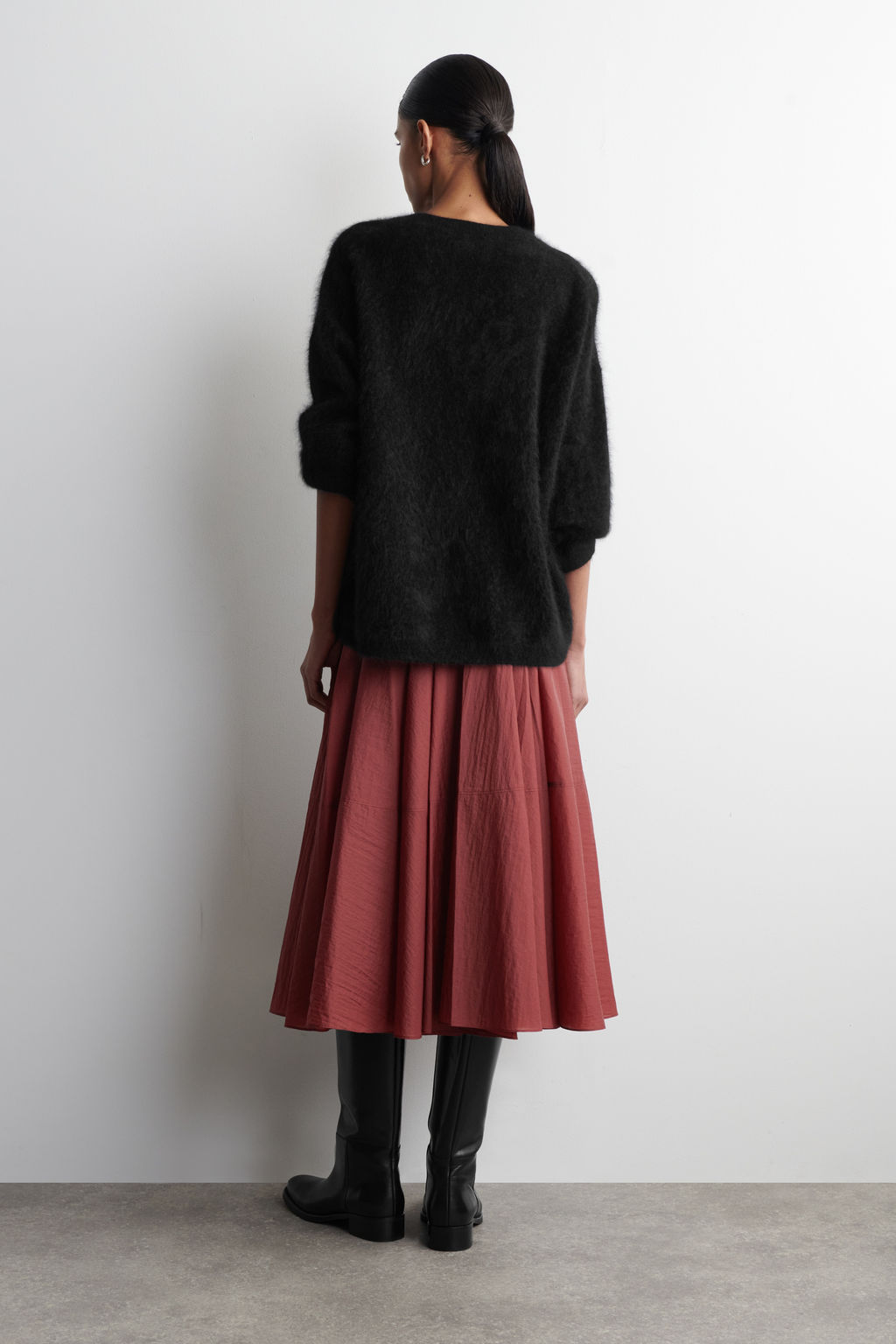FALDA MIDI DE CORTE CIRCULAR - H&m фото 4