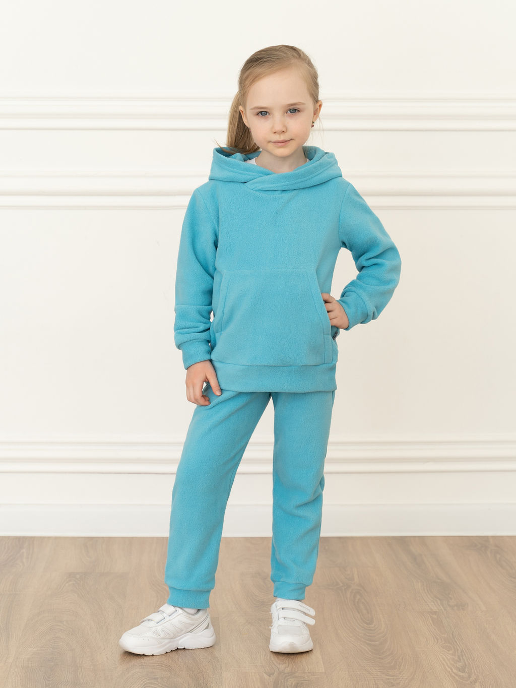 Костюм детский флисовый бирюза 7043г(ш) (116, 60)