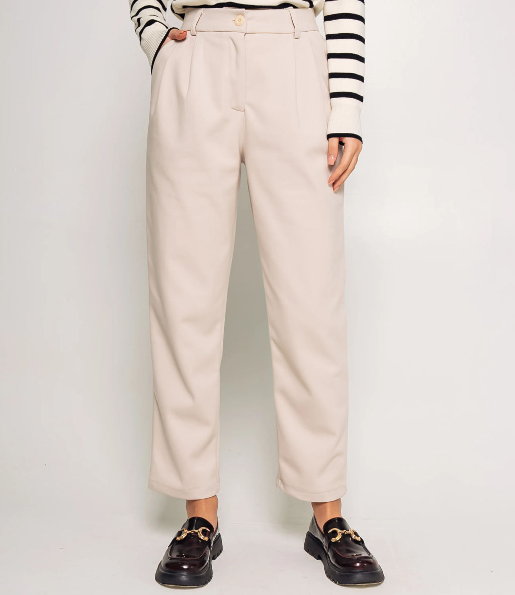 Брюки #ОКТ165004, экрю