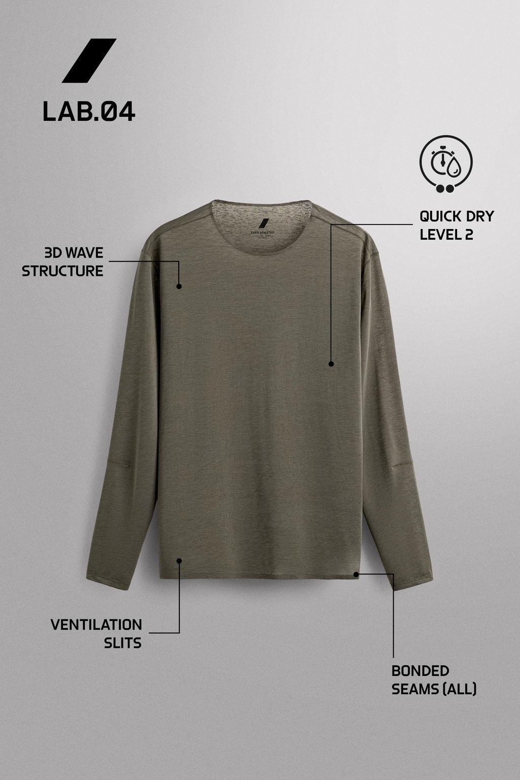 CAMISETA RUNNING ESTRUCTURA LIGERA / Verde vigor?