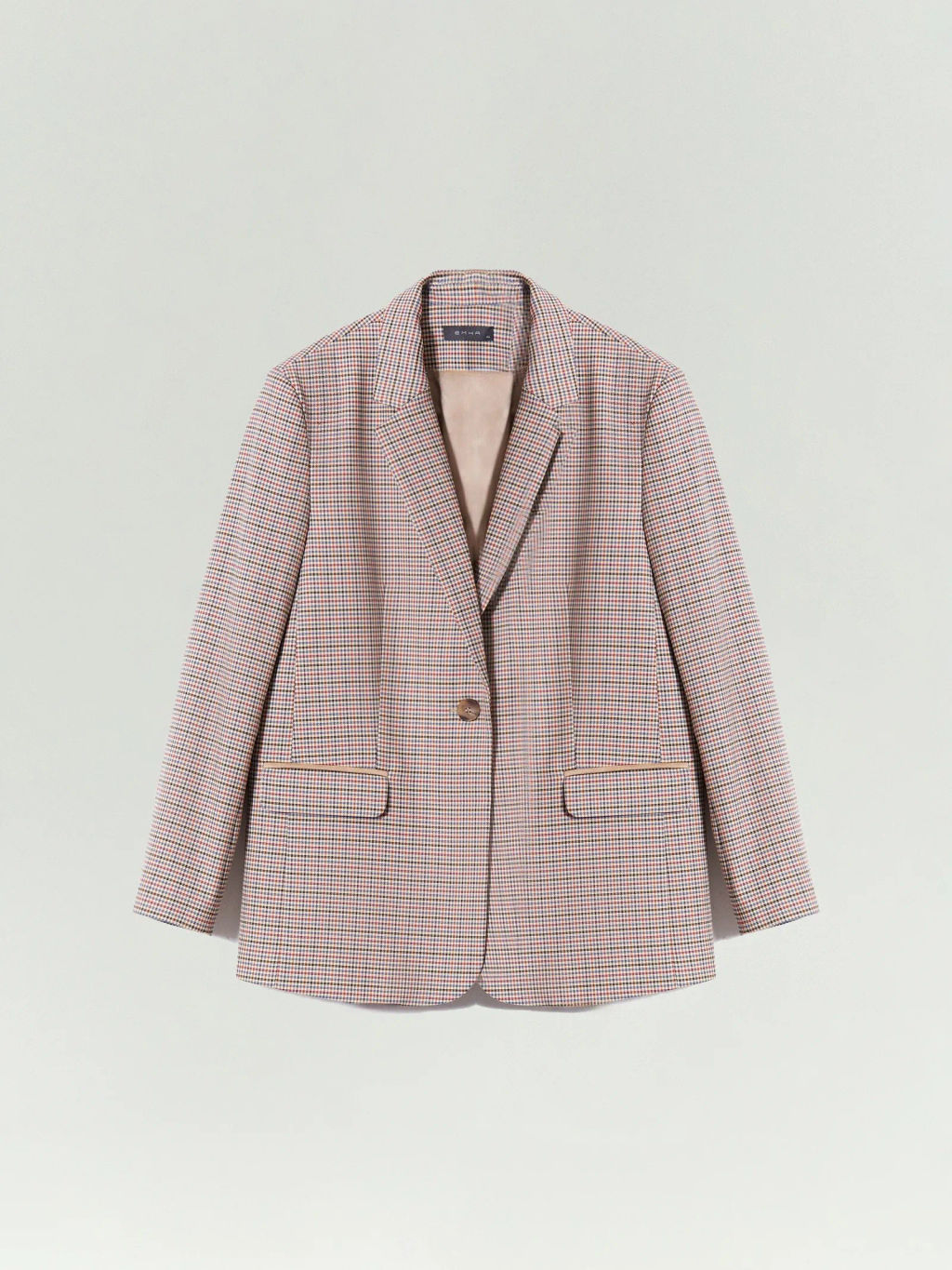 ЕМКА / Однобортный жакет с замшевой вставкой - Emka фото 3