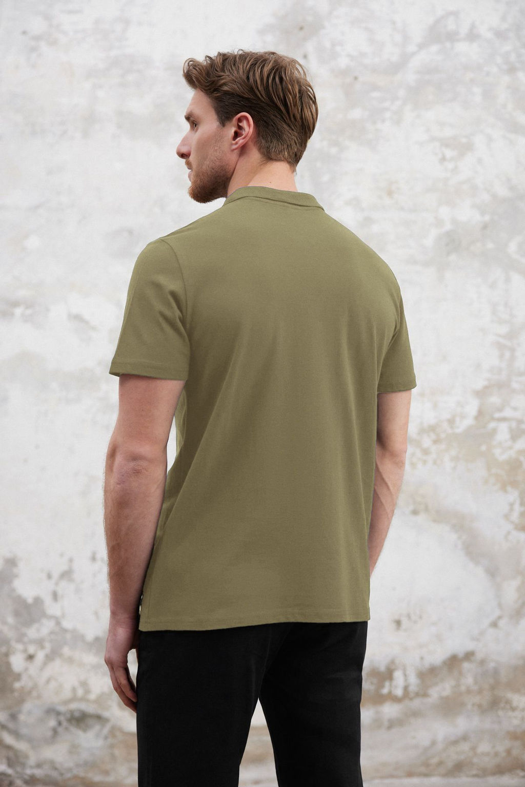 Lacivert Regular/Normal Kesim Fermuarl? %100 Pamuk Polo Yaka T-shirt - Trendyolmilla фото 4