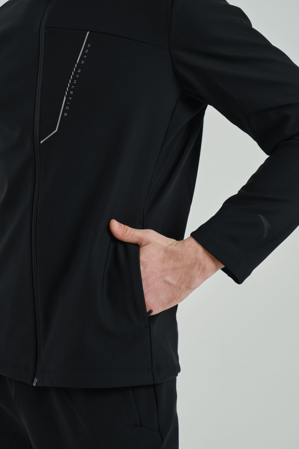 Олимпийка утепленная Черный - Anta фото 6