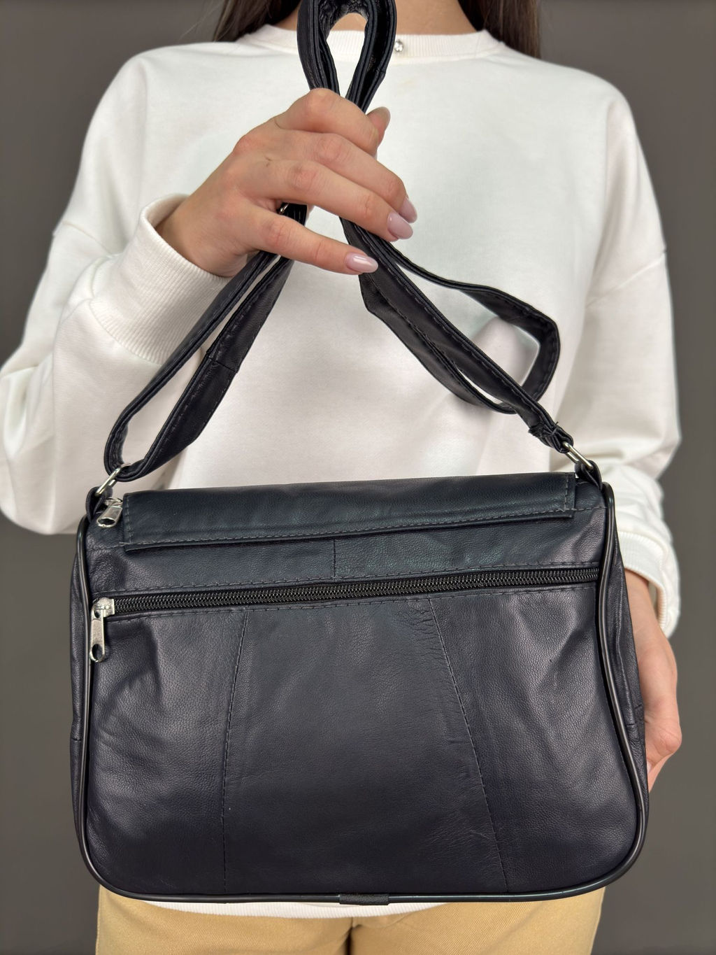 Сумка женская из телячьей кожи