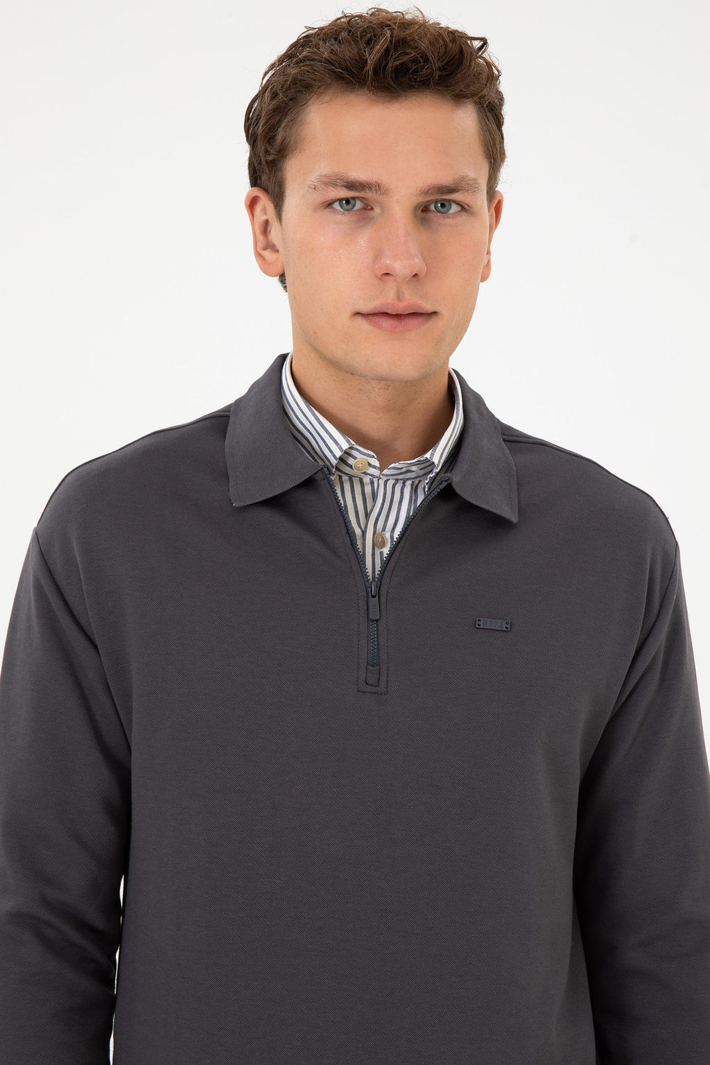 Erkek Gri Sweatshirt - U.s. polo assn фото 2