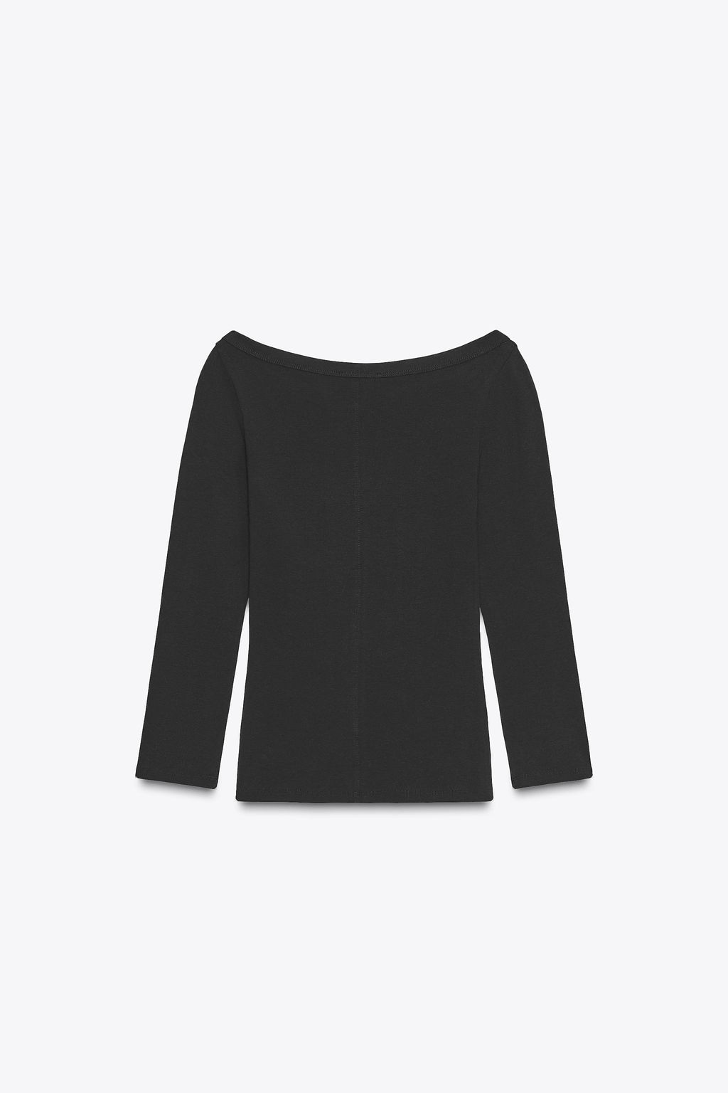 BOAT NECK T-SHIRT - Zara фото 6
