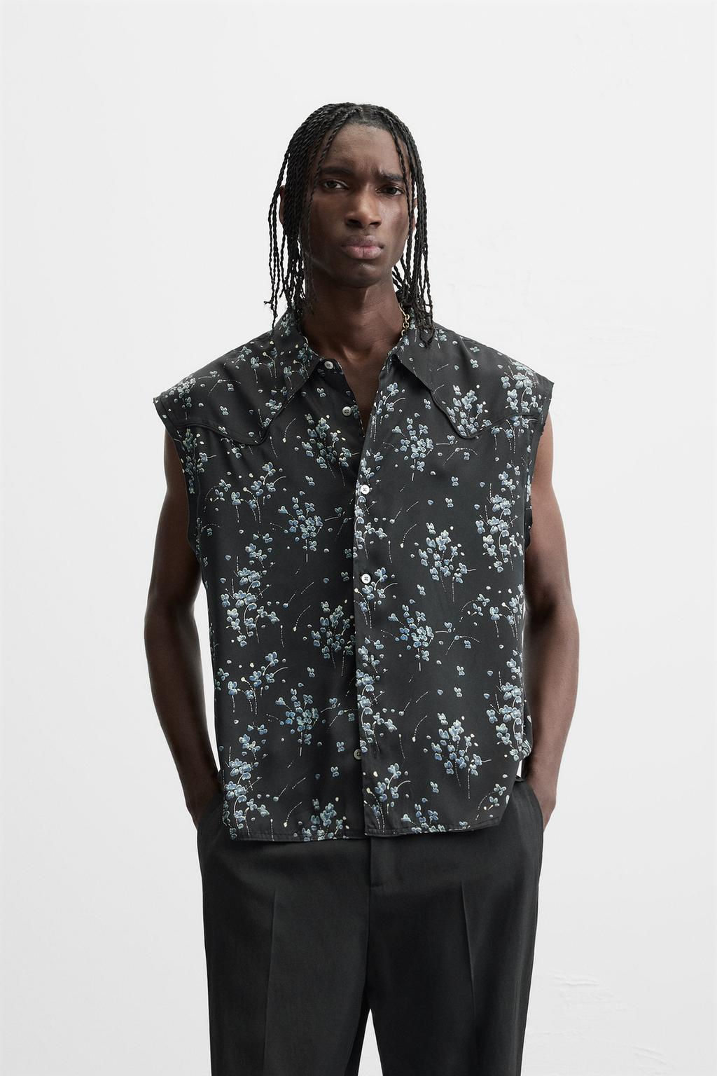 FLORAL PRINT SHIRT - LIMITED EDITION - Zara фото 2