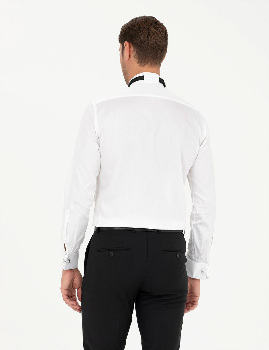 Beyaz Slim Fit Smokin G_mlek - Pierre cardin фото 5