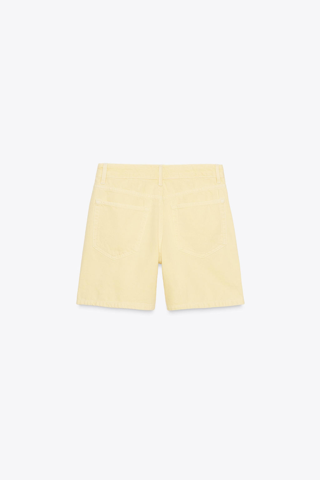 TRF MID-WAIST DENIM BERMUDA SHORTS - Zara фото 26