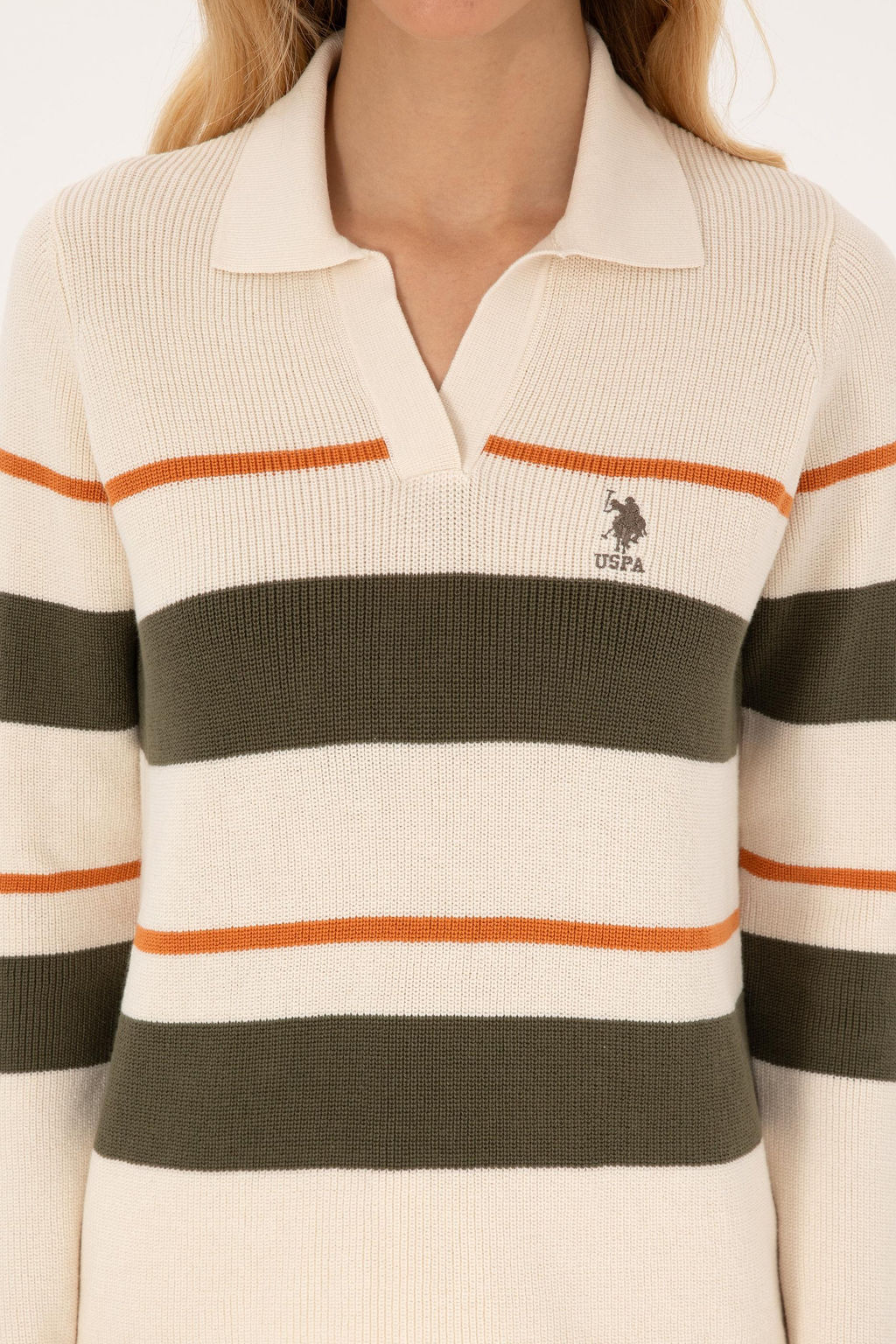 Kad_n Krem Melanj Kazak - U.s. polo assn фото 6