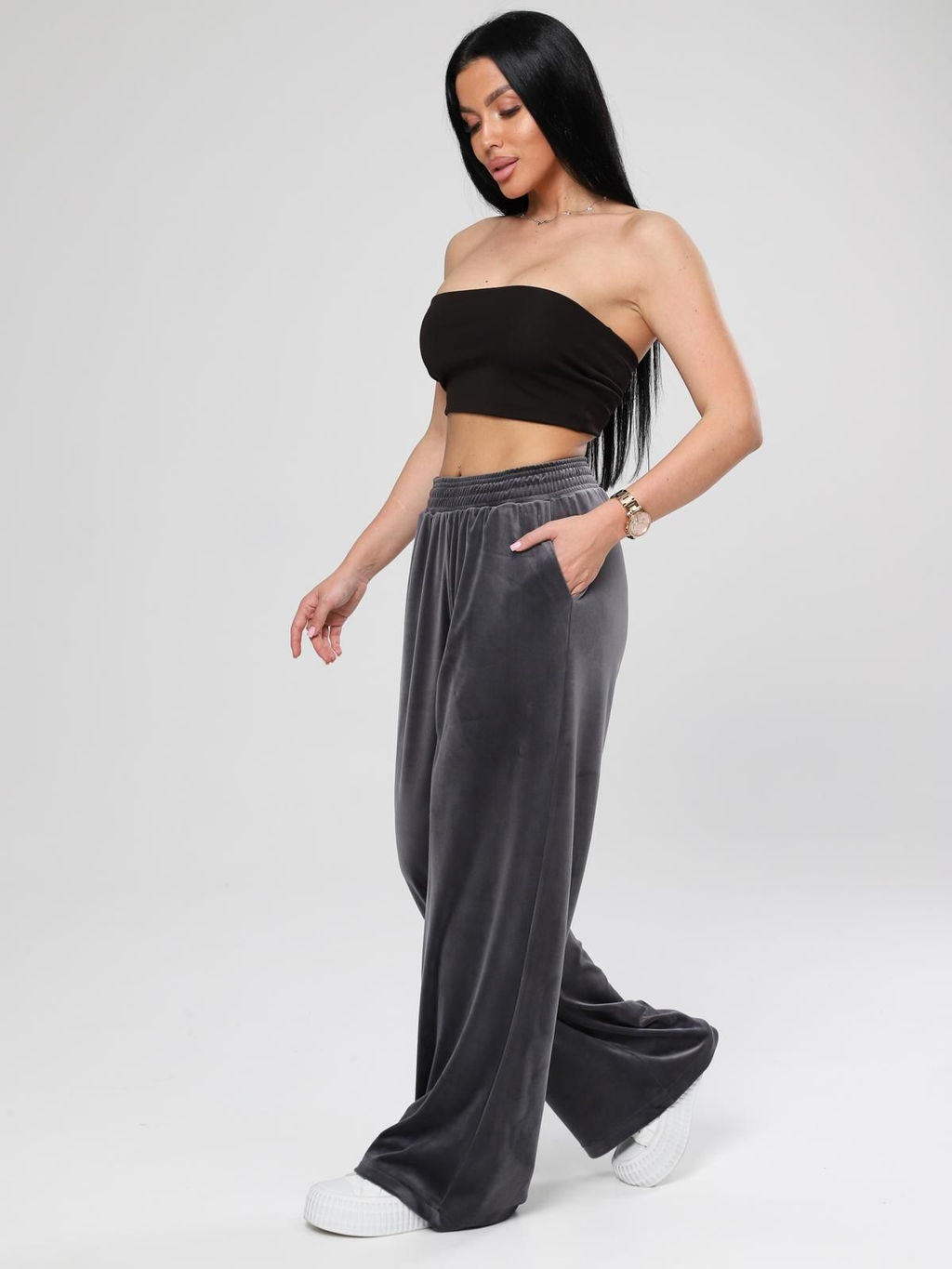 IV-CAPRIZ Марлена - брюки из велюра с лайкрой  фото 5