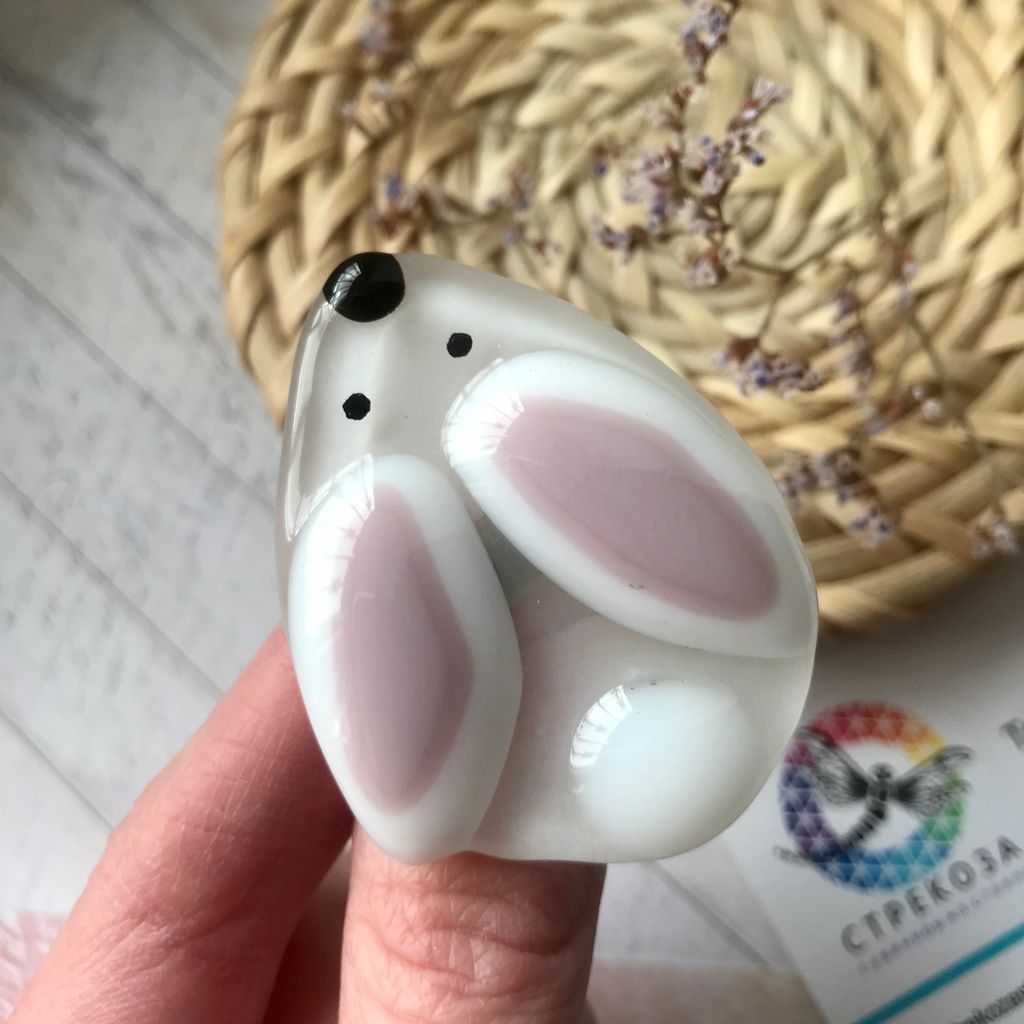 Брошь Зайчонок - Стрекоза фото 2