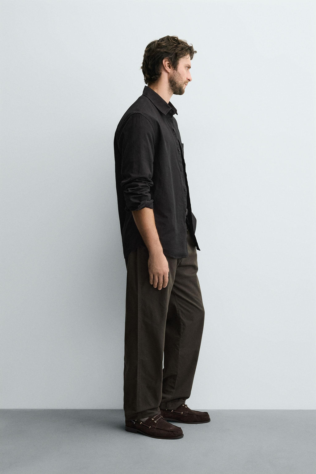 COTTON/LINEN SHIRT - Zara фото 4