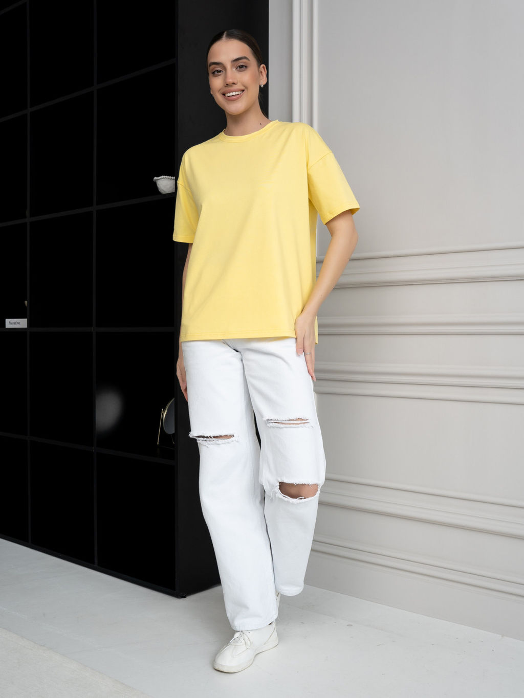 Футболка унисекс Оверсайз, цв. Желтый