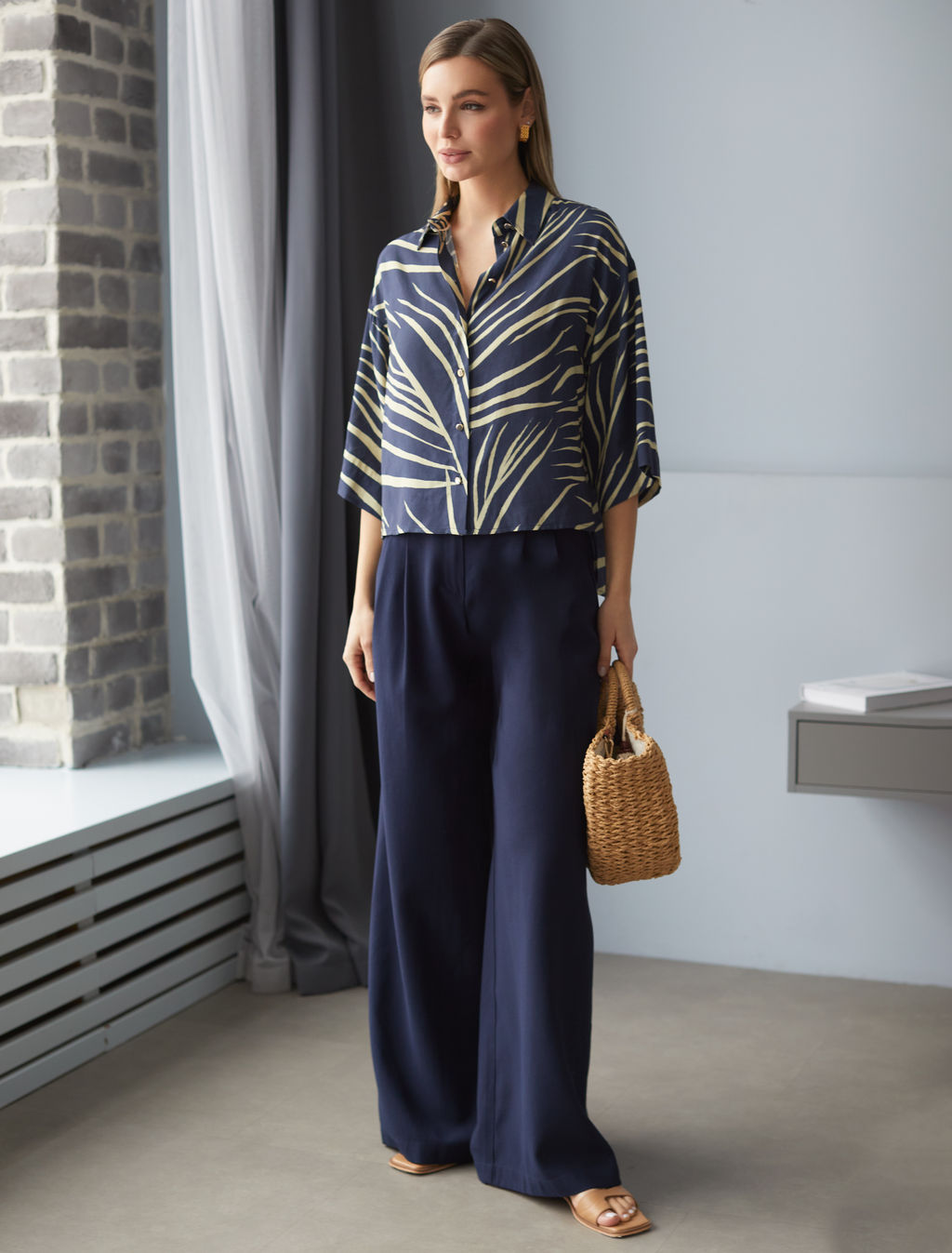 VILATTE / Блузка из вискозы с лиоцеллом  фото 5